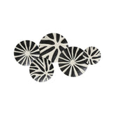 Hectarul - Decoratiune de perete alb/negru din metal 57x32 cm Jono Boltze